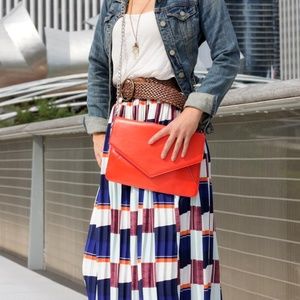 Bobbi Chicago - Orange Red LOGAN Crossbody Bag